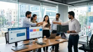 AI-Powered Website Development Company in Hyderabad — Innoit Labs team building an AI-enhanced website