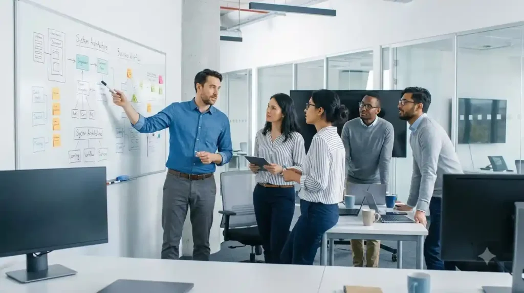 Custom Software Development Company — Innoit Labs team building a tailored business software solution